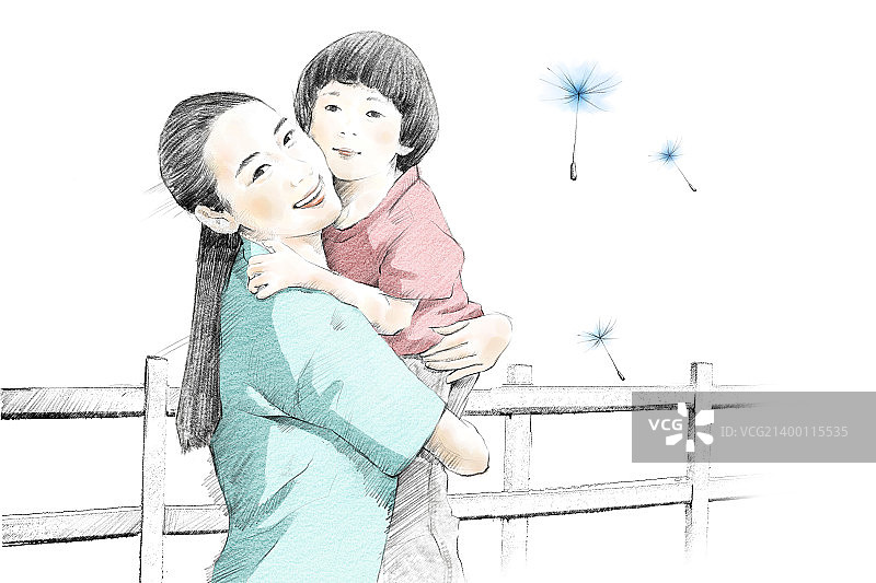 素描视觉II - 家庭图片素材