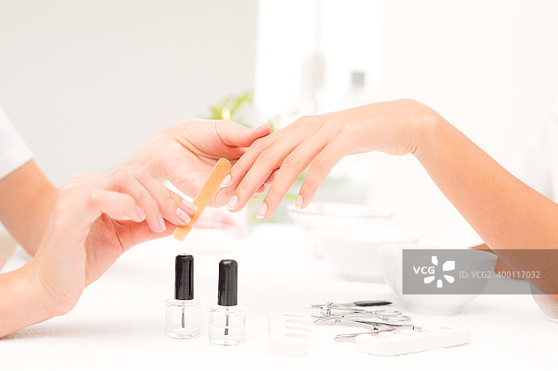 美容师锉刀的特写图片素材