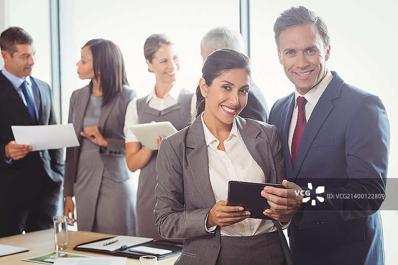 商务男人和商务女人图片素材