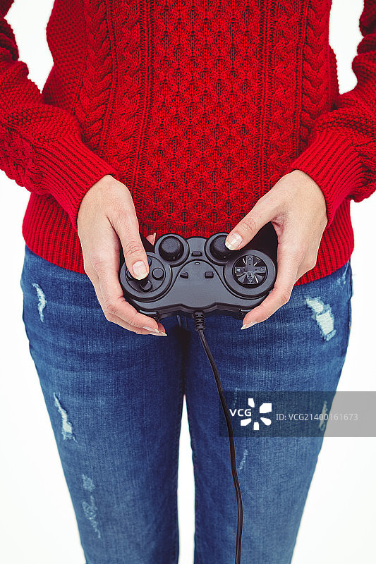 时髦女人的身体中部图片素材