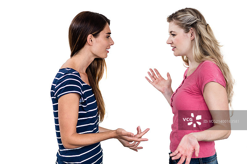 女朋友们做着手势图片素材