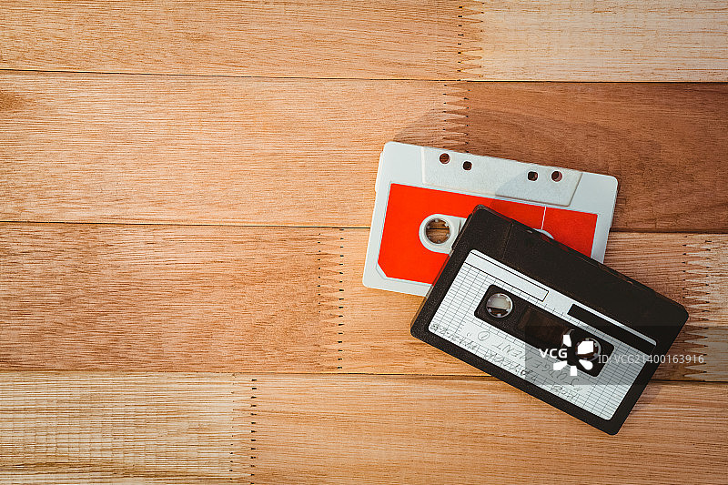 旧磁带特写图片素材