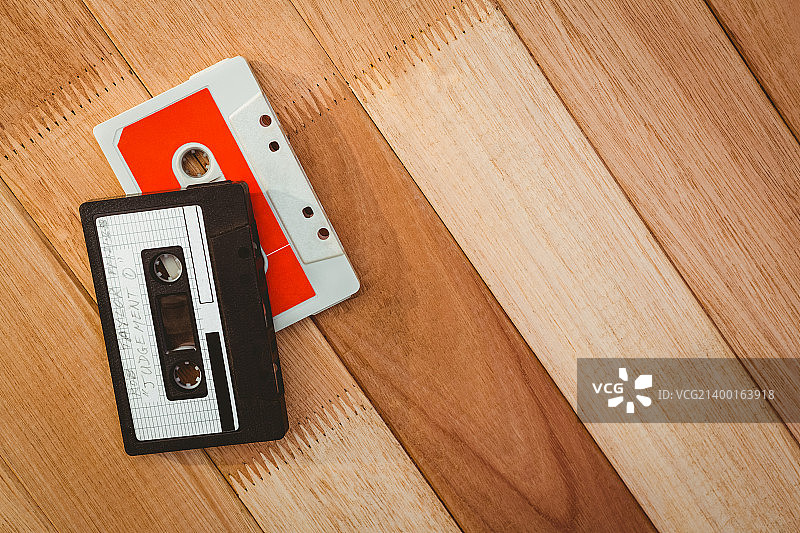 旧磁带特写图片素材