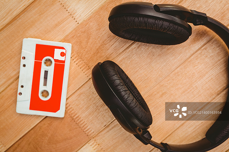 旧磁带特写图片素材