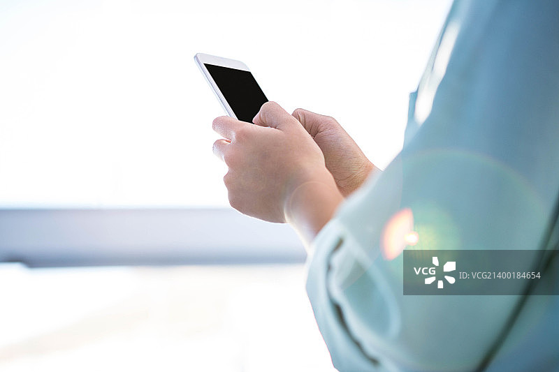 一位商业女性的背影图片素材