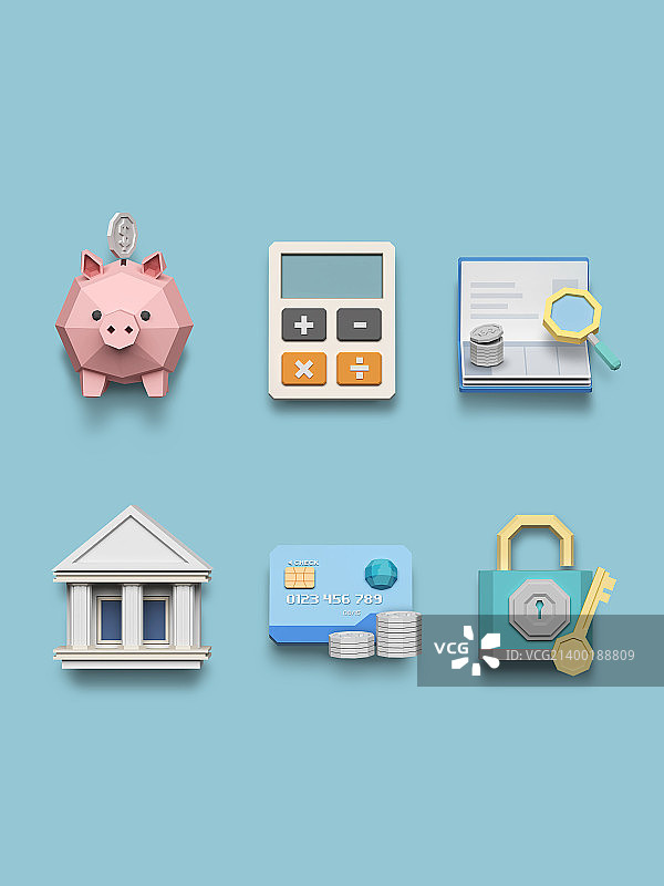 Lowpoly风格图标005图片素材