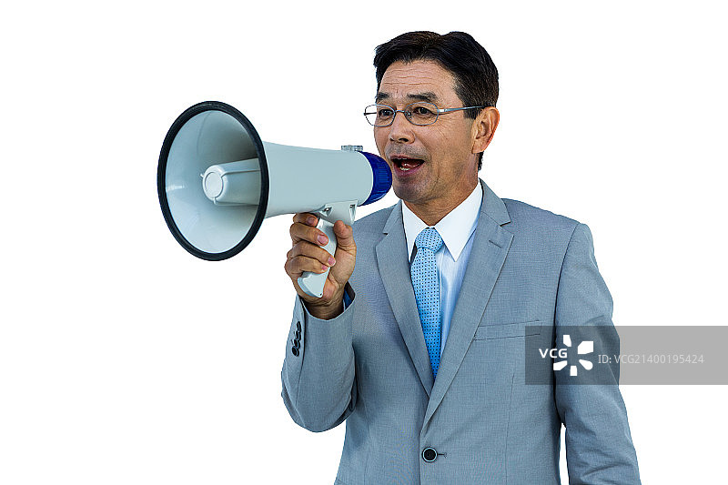 正在交谈的亚洲商人图片素材