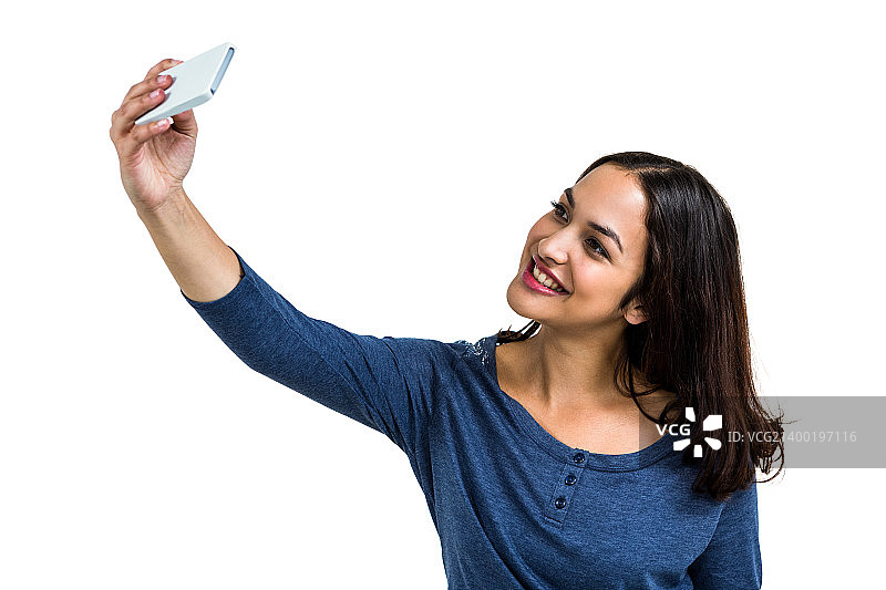 年轻漂亮女人自拍图片素材