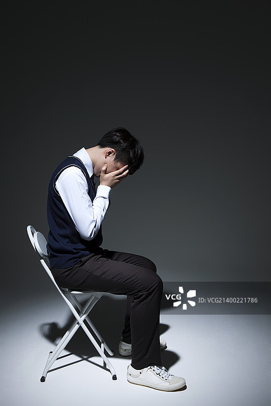 Man高中学生图片素材