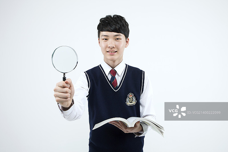 Man高中学生图片素材