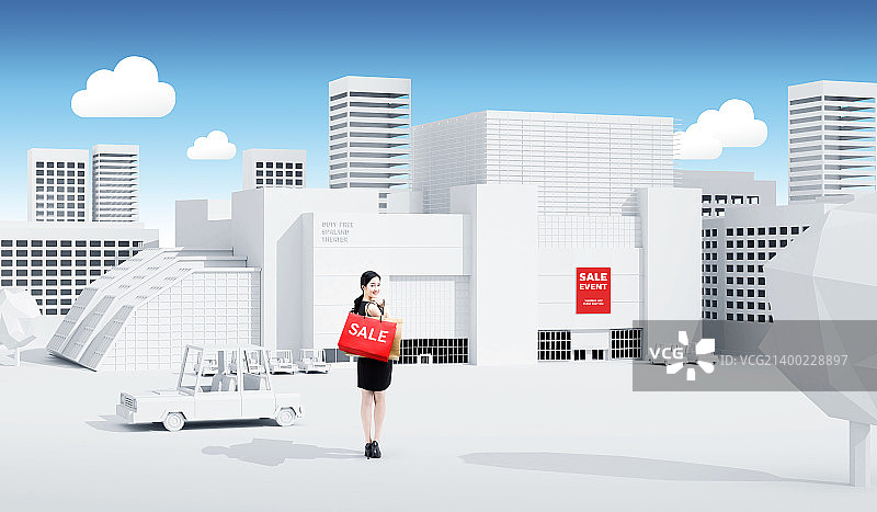 纸质城市图片素材