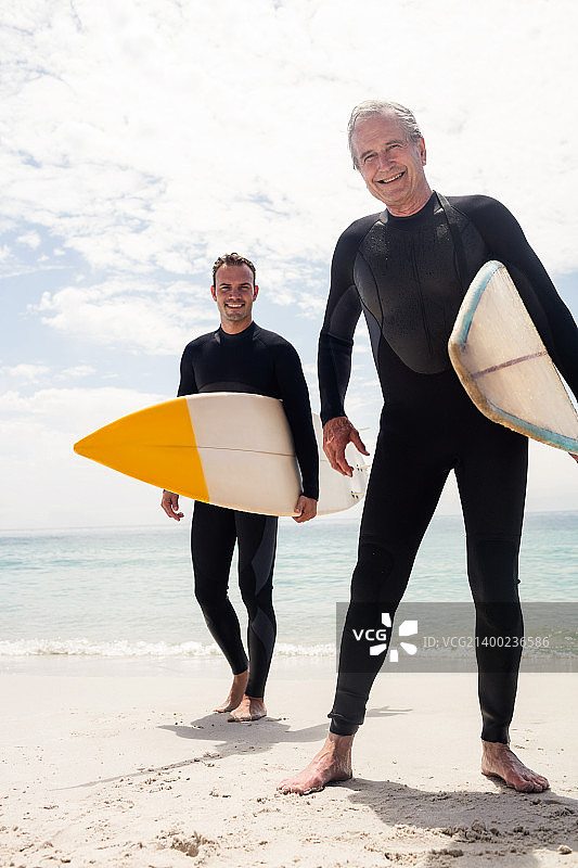 快乐的父子肖像图片素材