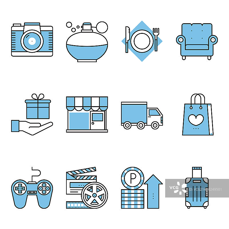 行图标图片素材