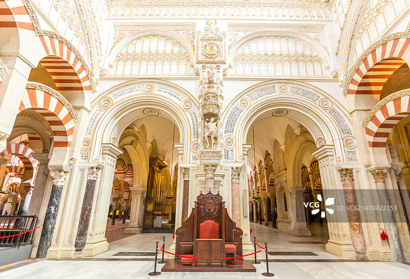 西班牙科尔多瓦大清真寺图片素材