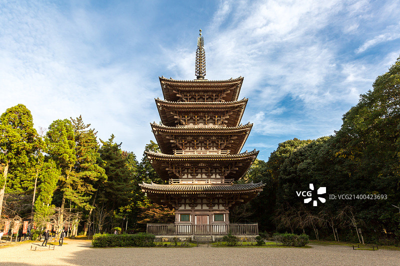 京都醍醐寺真言宗佛寺图片素材