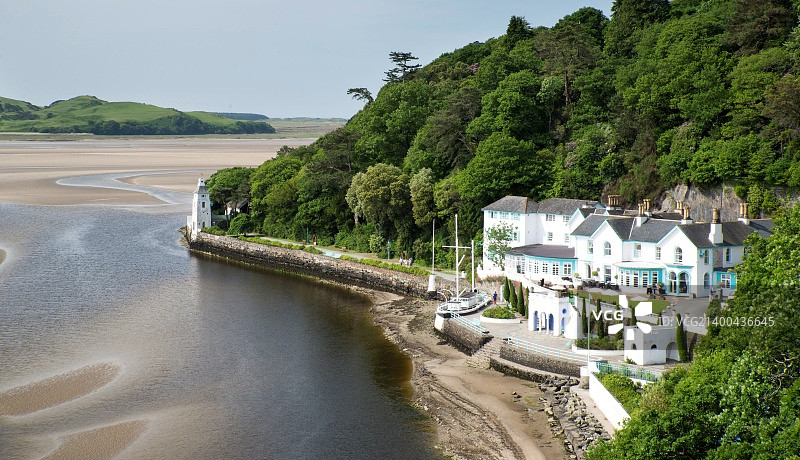 威尔士Portmeirion村图片素材