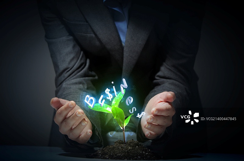 商业萌芽图片素材