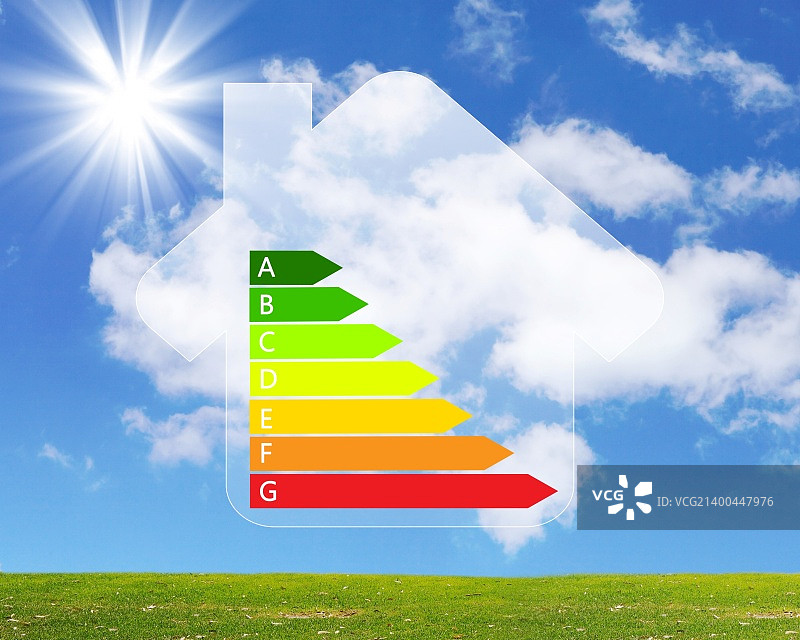 色彩鲜艳的房屋与自然背景图像图片素材
