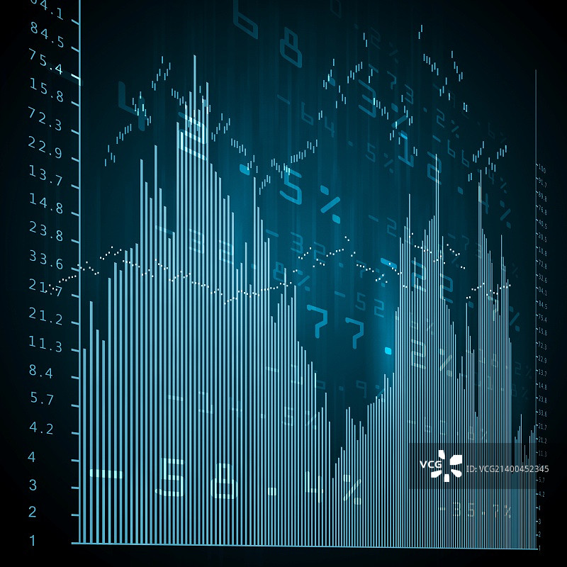 彩色商业金融图表图片素材