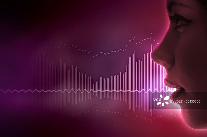 均衡器声波背景主题彩色插图图片素材