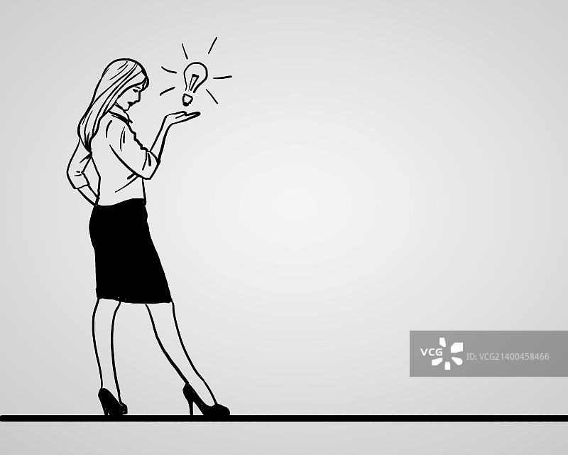 关于商业创意与成功的绘画图片素材