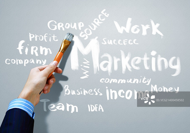 包含许多相关词语的“策略”概念图片素材