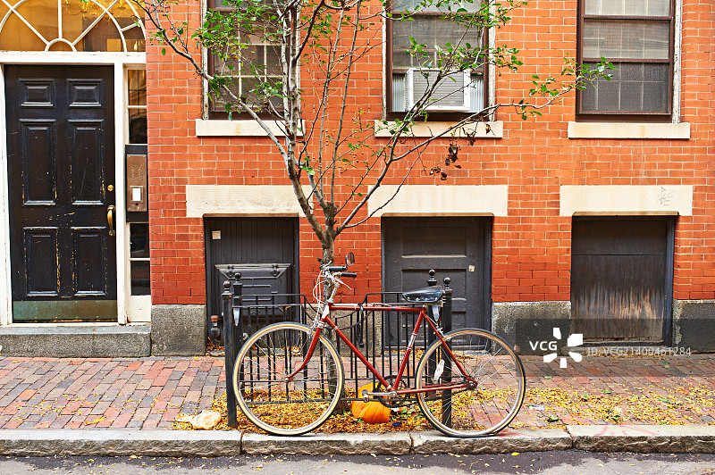 美国波士顿灯塔山街景图片素材