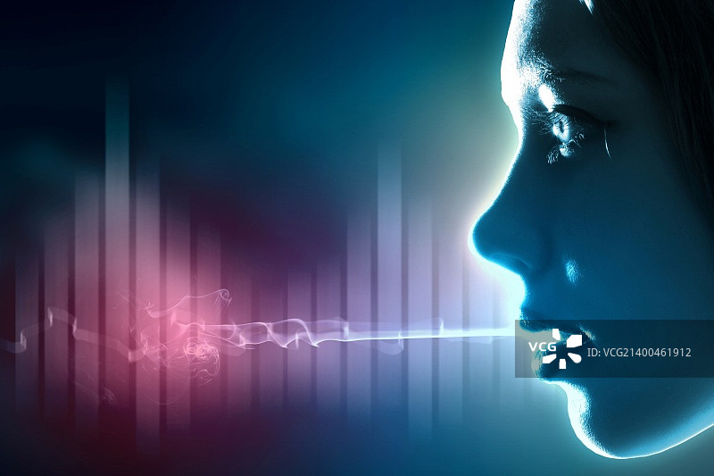 均衡器声波背景主题彩色插图图片素材