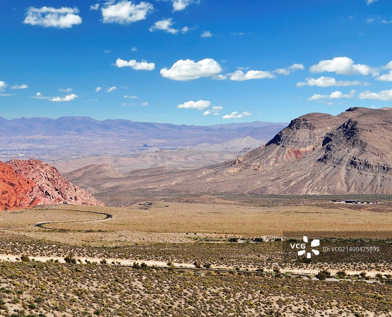 蓝天山景图片素材