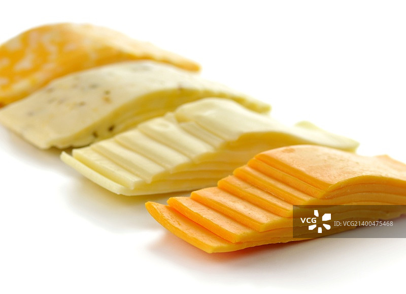奶酪切片，特写图片素材