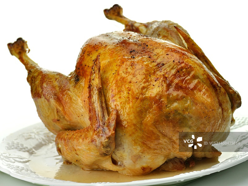 烤火鸡图片素材