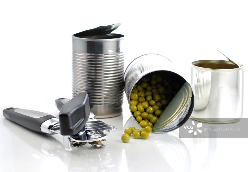 罐头和开罐器图片素材