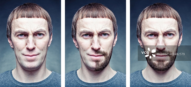 舞台剃须面部照片概念图片素材