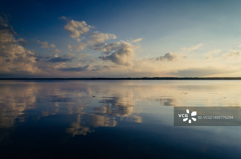 卡尤加湖日落 2图片素材
