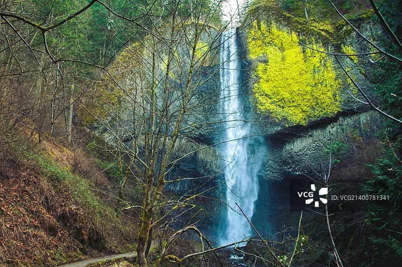 拉图雷尔瀑布图片素材