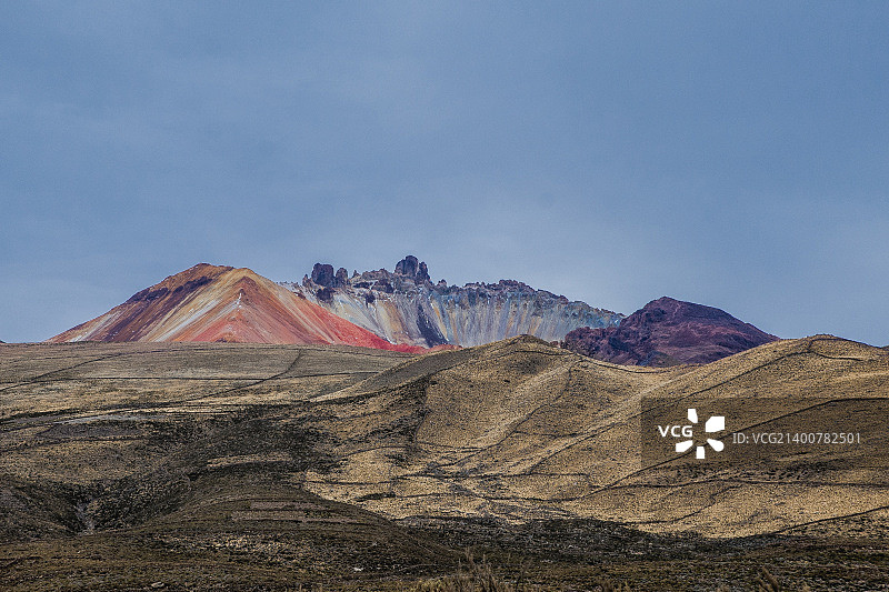图努帕火山图片素材