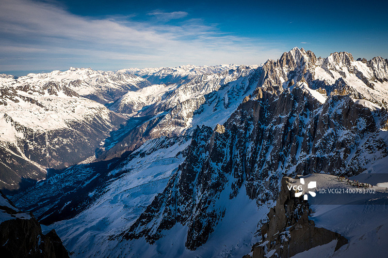 南针峰，勃朗峰图片素材