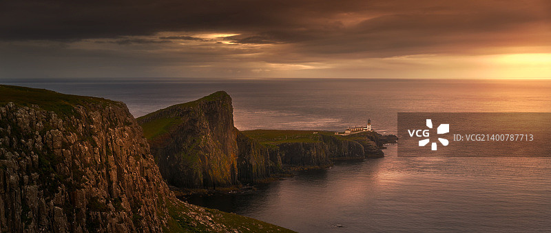 尼斯角灯塔图片素材