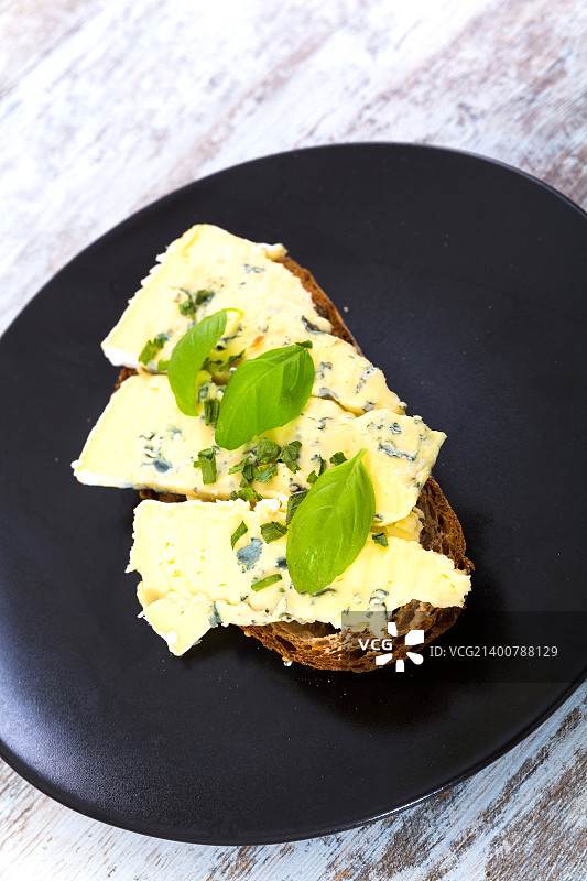 洛克福奶酪三明治图片素材