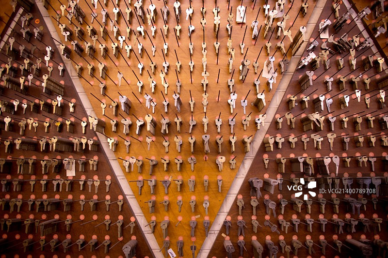 钥匙墙图片素材