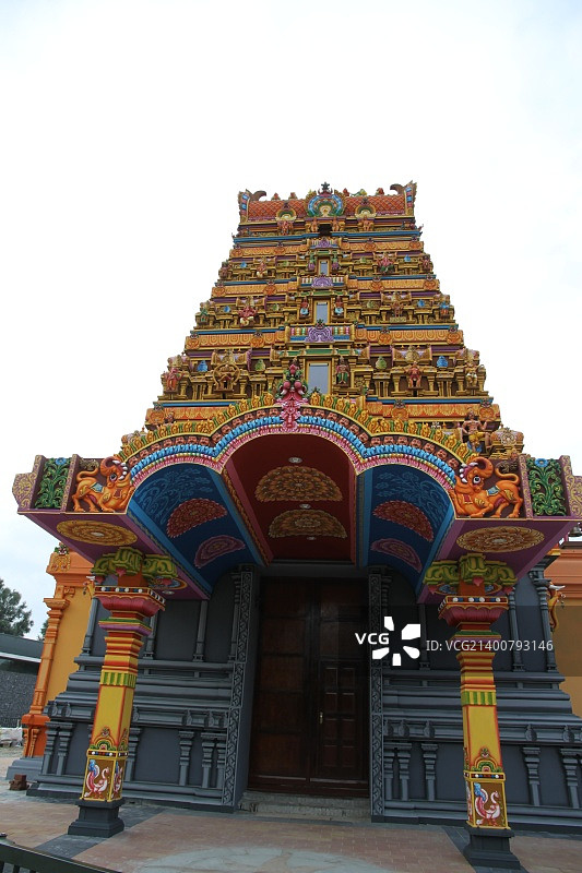 登海尔德象头神庙门楼图片素材