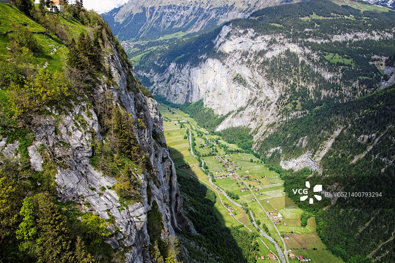 瑞士劳特布伦嫩图片素材