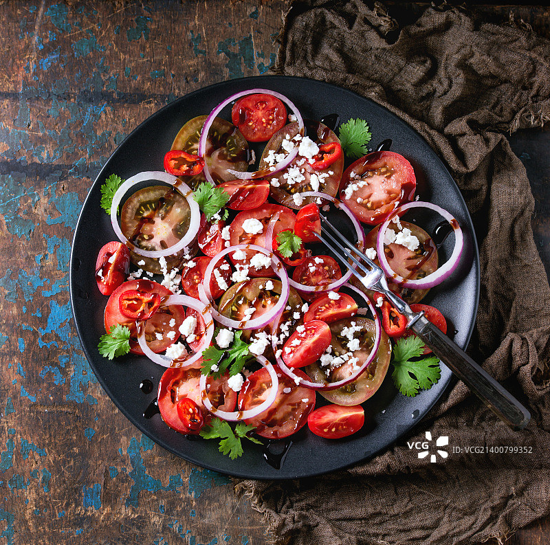 番茄沙拉图片素材