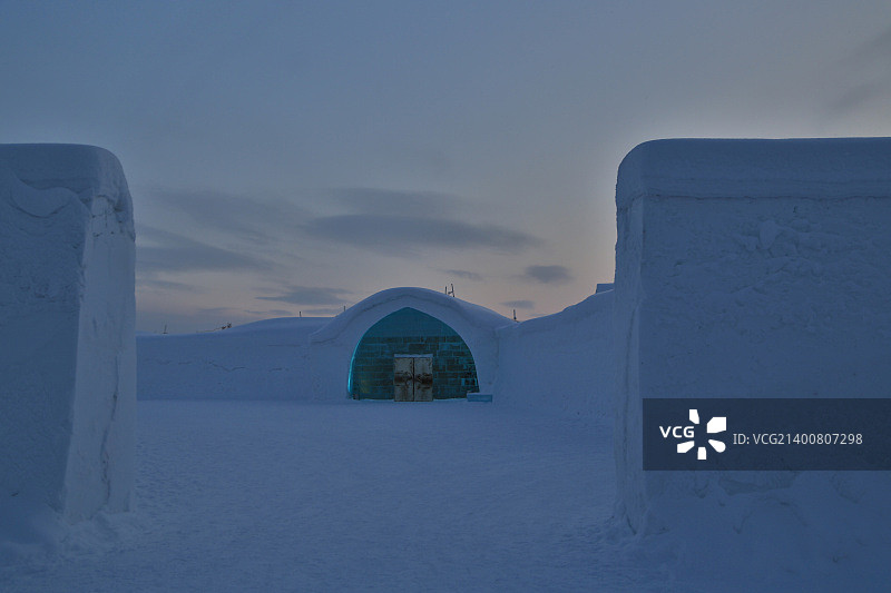 冰雪酒店图片素材