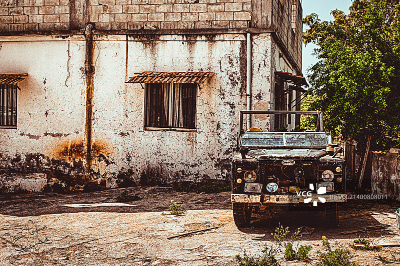 旧狩猎小屋图片素材
