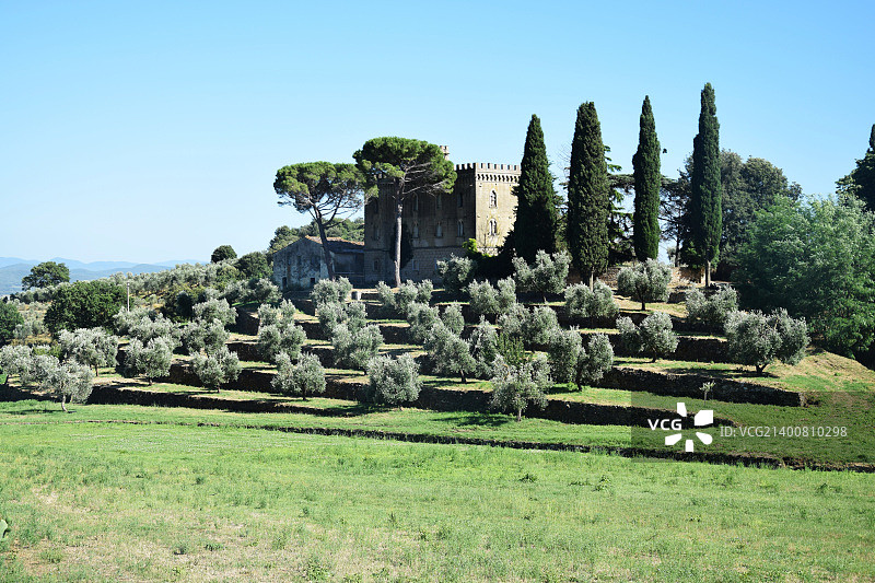 托斯卡纳意大利庄园图片素材