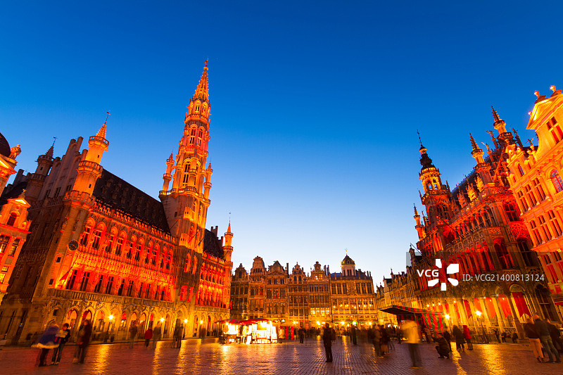 比利时布鲁塞尔大广场图片素材