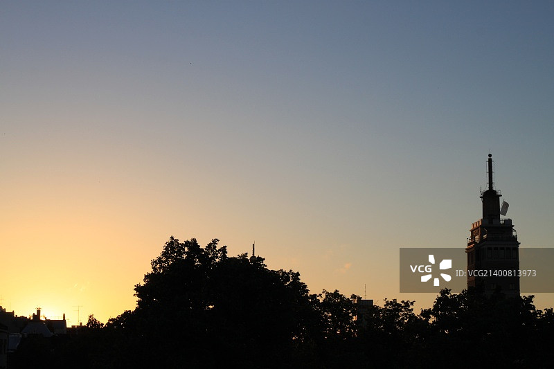 赫尔辛基城市天际线图片素材