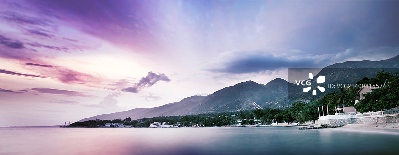 海地的冰冻景观图片素材