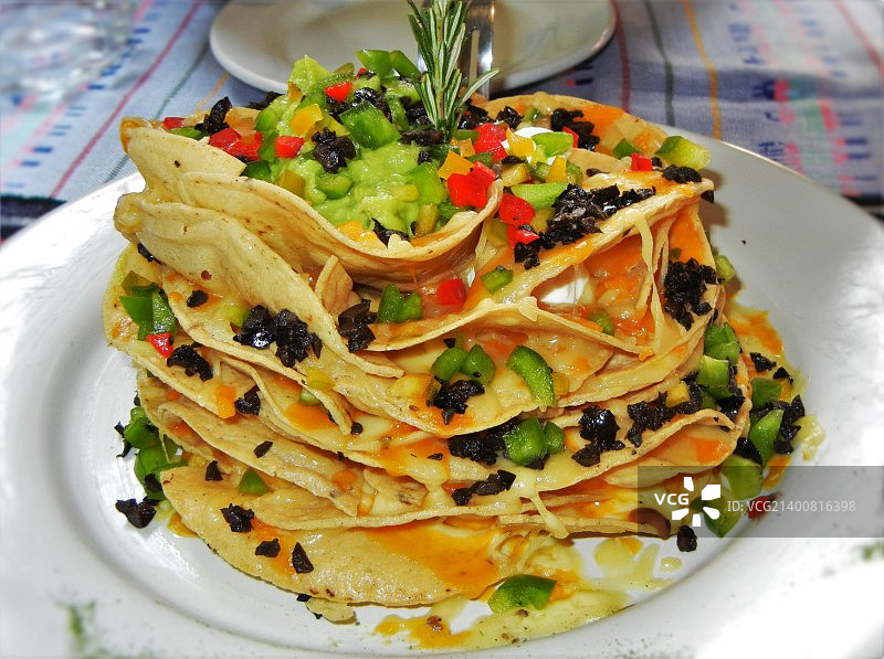 墨西哥风味玉米片图片素材